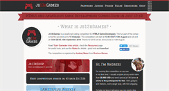 Desktop Screenshot of js13kgames.com
