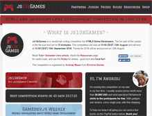 Tablet Screenshot of js13kgames.com